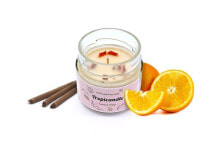 Декоративные свечи tropicandle Incense & Orange Aroma Candle Ароматическая свеча с ароматом ладана и апельсина