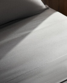 (200 thread count) cotton percale flat sheet