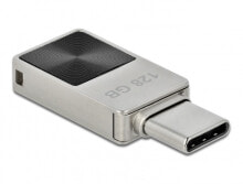 DeLOCK 54085 USB флеш накопитель 128 GB USB Type-C 3.2 Gen 1 (3.1 Gen 1) Серебристый