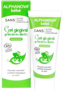 Beruhigendes Massagegel für das Zahnfleisch für Babys - Alphanova Bebe Gel Gingival Premieres Dents