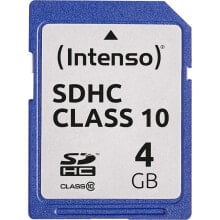 Купить фотоаппараты моментальной печати Intenso: INTENSO SDHC 4GB Class 10 memory card