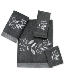 Avanti madison Foliage Embroidered Cotton Fingertip Towel, 11