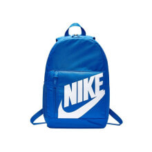 Мужские спортивные рюкзаки Рюкзак мужской Nike Elemental Junior синий с логотипом