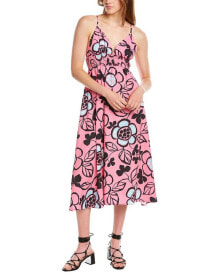 70/21 Smocked Midi Dress Women's Pink S