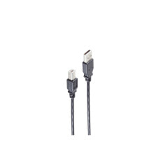 shiverpeaks BS13-23025 USB кабель 1 m USB 2.0 USB A USB B Черный