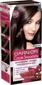 Garnier Color Sensation Permanent Hair Color 4.0  Насыщенная перманентная крем-краска для волос, оттенок глубокий коричневый