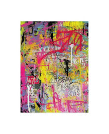 Trademark Global david Drioton Pink Paint Graffiti Canvas Art - 27