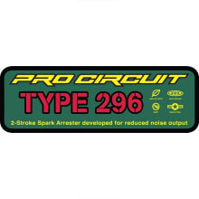 PRO CIRCUIT DCTYPE296 muffler badge