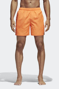 Erkek Şort - Solid Slim Swim Shorts - CV7110