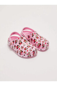 LCW STEPS Minnie Mouse Lisanslı Delikli Kız Çocuk Sandalet