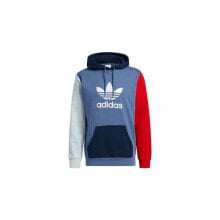 Men’s Hoodie Adidas Blocked Trefoil Blue