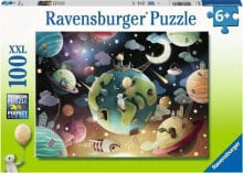 Ravensburger Puzzle 100 elementów XXL Kosmiczny plac zabaw