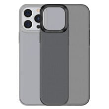 Przezroczyste żelowe etui iPhone 13 Pro Simple Series Case czarny