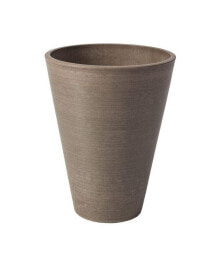 Valencia Round Planter Pot Spun Taupe 17