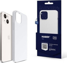 3MK Etui Hardy Silicone MagCase Silver-White iPhone 15