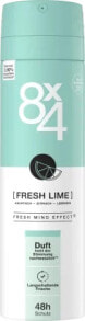 Купить дезодоранты 8x4 women: Deospray No.7 Fresh Lime, 150 ml