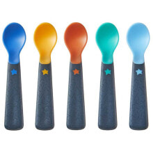 Столовые приборы Набор столовых приборов TOMMEE TIPPEE Easy Grip Spoons 13201141 5 предметов