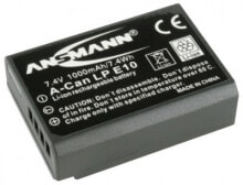 Батарейки и аккумуляторы для фото- и видеотехники Ansmann A-Can LP E10 Литий-ионная (Li-Ion) 1000 mAh 1400-0018