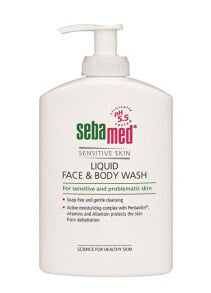 SEBAMED Liquid Face & Body Wash Classic  2 in1  Лосьон для  умывания  лица и тела с помпой  400 мл
