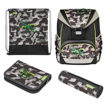 UltraLight Plus Camo Dragon - Pencil pouch - Sport bag - Pencil case - School bag - Boy - Grade & elementary school - Backpack - 15 L - Front pocket - Side pocket