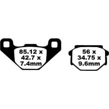 EBC FA Series Organic FA382 Brake Pads