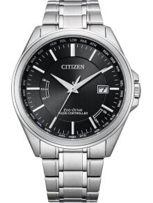 Мужские наручные часы с браслетом Мужские наручные часы с серебряным браслетом Citizen CB0250-84E Eco-Drive radio controlled 43mm 10ATM