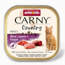 ANIMONDA Carny country beef lamb + pheasant wet cat food 100g