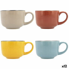 Cup Quid Frappe Ceramic Multicolour (400 ml) (12 Units)