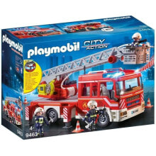 Детские игровые наборы и фигурки из дерева конструктор Playmobil City Action 9463 Пожарная служба: Пожарная Лестница