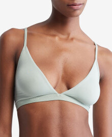 Women's Form To Body Lightly Lined Triangle Bralette QF6758