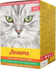 Купить влажные корма для кошек Josera: Josera Multipack Pate Kurczak kaczka indyk 6x85g