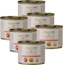 Nassfutter Katze mit Geflügel & Rind, Nieren-Diät, Multipack (6x200 g), 1,2 kg