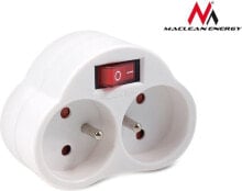 Умные удлинители и сетевые фильтры maclean x2 MCE31 current socket with switch