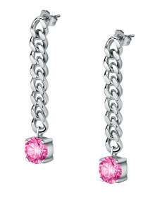 Ювелирные серьги beautiful steel earrings with Poetica SAUZ09 crystals