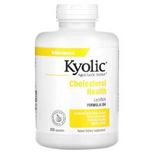 Киолик, Aged Garlic Extract, экстракт чеснока с лецитином, формула для снижения уровня холестерина 104, 300 капсул