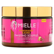 Гели и лосьоны для укладки волос mielle, Twisting Souffle, Гранат и мед, 12 унций (340 г)