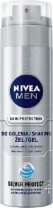 Nivea MEN SILVER PROTECT shaving gel 200 ml