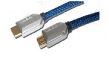 shiverpeaks 2 m HDMI HDMI кабель HDMI Тип A (Стандарт) Черный, Синий, Металлический BS77472-ET