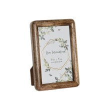 Photo frame Home ESPRIT Brown Crystal Mango wood 12 x 2 x 17 cm