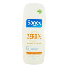 Средства для душа Sanex Zero% Shower Gel Гель для душа для сухой и чувствительной кож  Без парабенов и красителей 600 мл