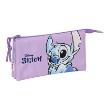 SAFTA Stitch Sweet Triple pencil case