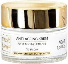 Straffende und glättende Tagescreme mit 24 Karat Gold - MustHave Gold Essence Anti-age Day Cream