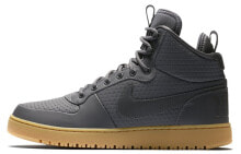 Nike Court Borough Mid 休闲 防滑减震耐磨 中帮 板鞋 男款 灰 / Кроссовки Nike Court Borough Mid AA0547-001