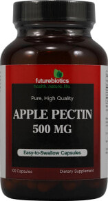 Витамины и БАДы для пищеварительной системы futurebiotics Apple Pectin  Яблочный пектин 500 мг 100 капсул