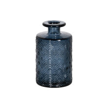 Vase WE CARE Blue recycled glass 9 x 9 x 16 cm