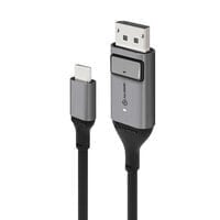 ALOGIC ULCDP01-SGR видео кабель адаптер 1 m DisplayPort USB Type-C Черный, Серый