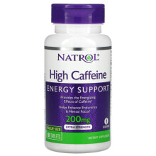 Натрол, Высокоэффективный кофеин, 200 мг, 100 таблеток