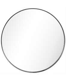 Empire Art Direct ultra Polished Stainless Steel Round Wall Mirror, 30
