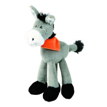 Dog toy Trixie Donkey Grey Multicolour Plush (1 Piece)