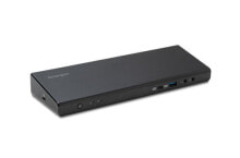 Блоки питания для ноутбуков kensington SD4750P USB-C &amp; USB 3.0 Dual 4K Docking Проводная USB 3.2 Gen 1 (3.1 Gen 1) Type-C Черный K39105EU